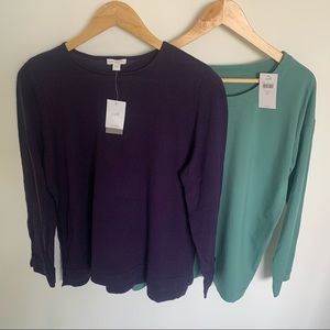 J jill new size medium long sleeve shirt and sweater
